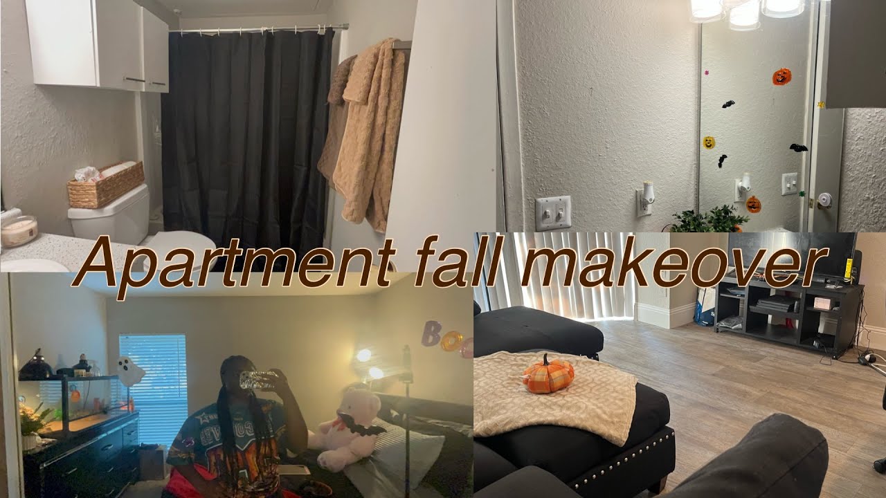 Decorate my apartment for Fall with me🍂🍁decor haul,Walmart finds & more 