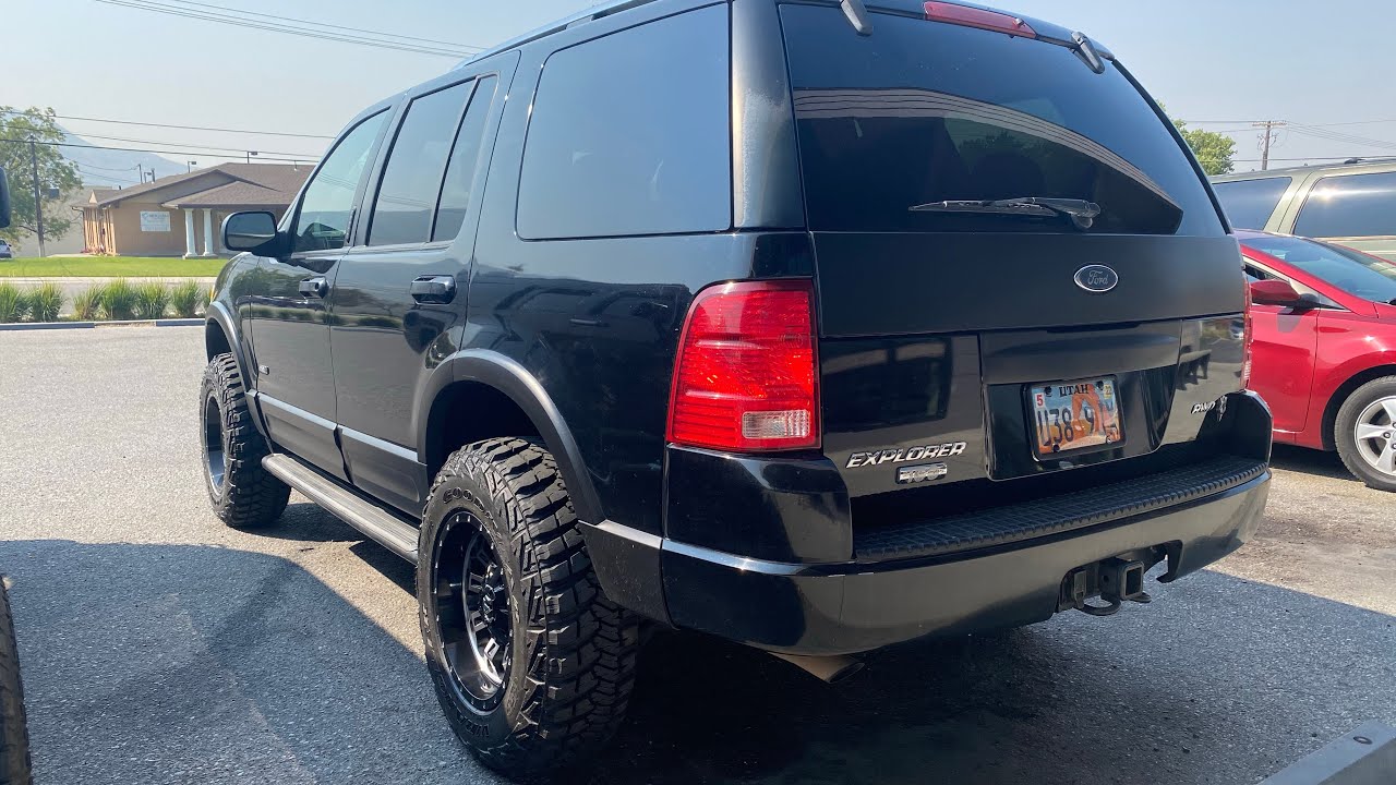 LT265/70R17 with -12 offset on 2003 Ford Explorer with 3” Level Kit