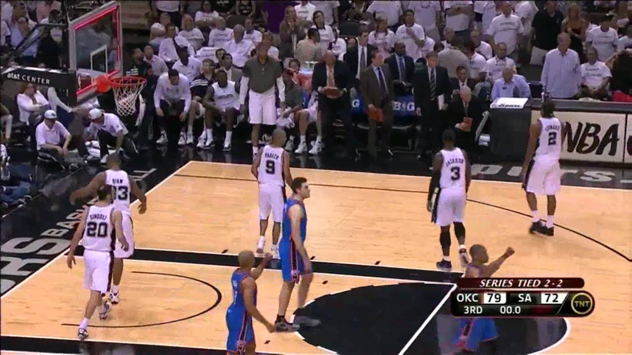 Kevin Durant 27 points vs San Antonio Spurs full highlights GM5 WFC NBA Playoffs 2012.06.04