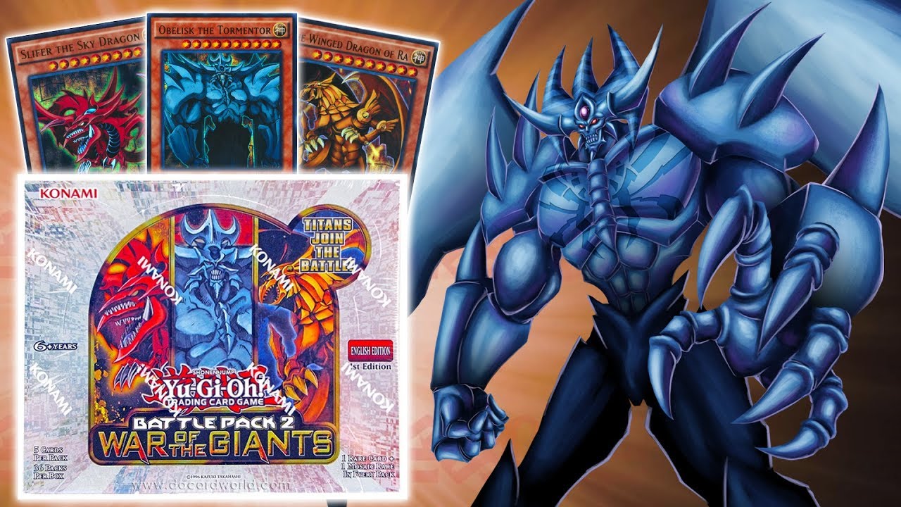 The GOD Cards Have Descended! GODLY YuGiOh 2013 War of the Giants Battle Pack 2 Box Opening!