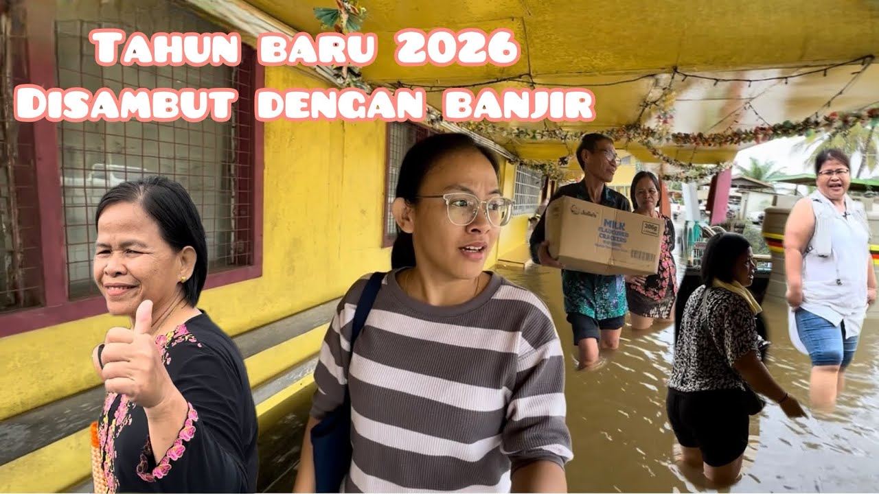 LUAR BIASA | TETAP SEMANGAT MENYAMBUT TAHUN BARU WALAUPUN BANJIR