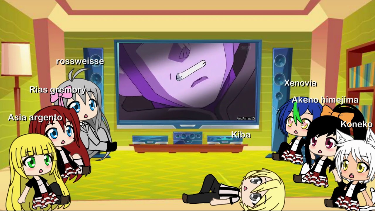 clan gremory reacciona a goku vs hit