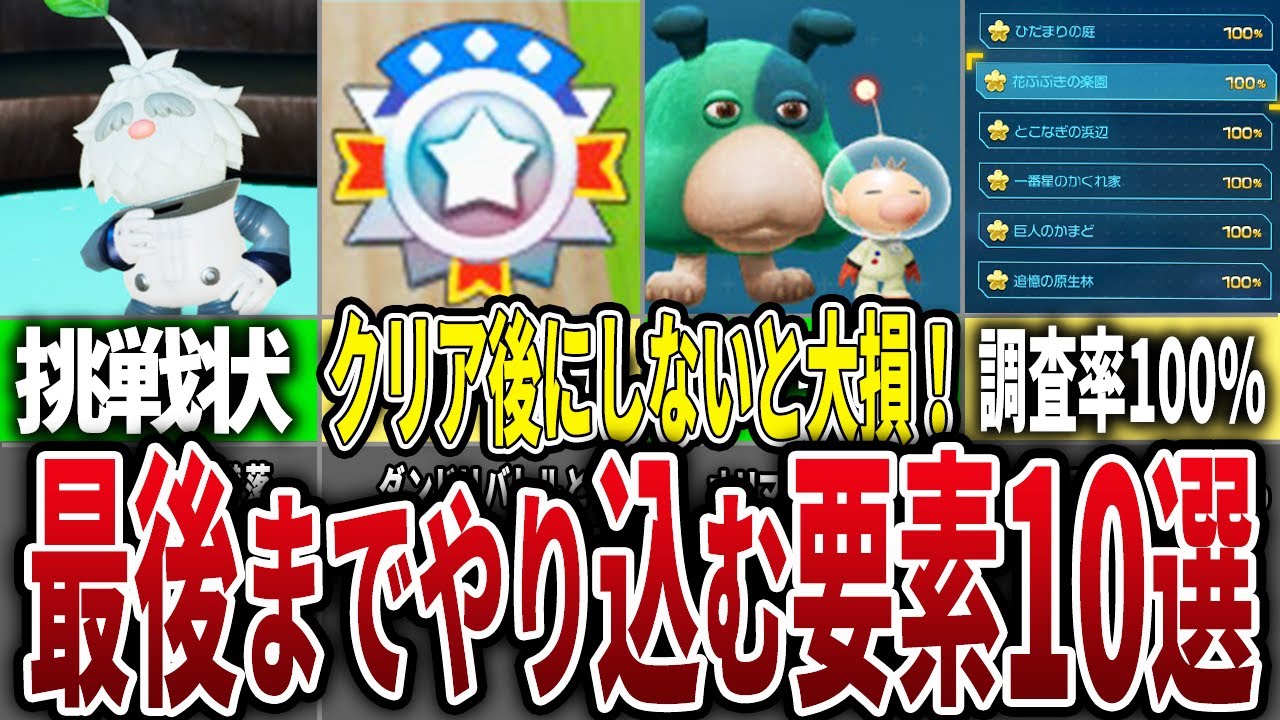 【ピクミン4】ピクミン4で絶対にやってほしいやり込み要素まとめ