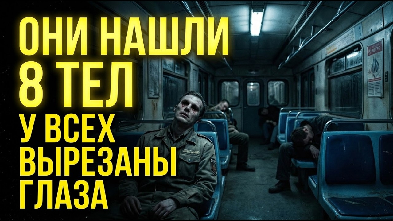 УЖАС В МЕТРО.8 трупов в последнем вагоне. У всех вырезаны глаза. Тайна московского метро