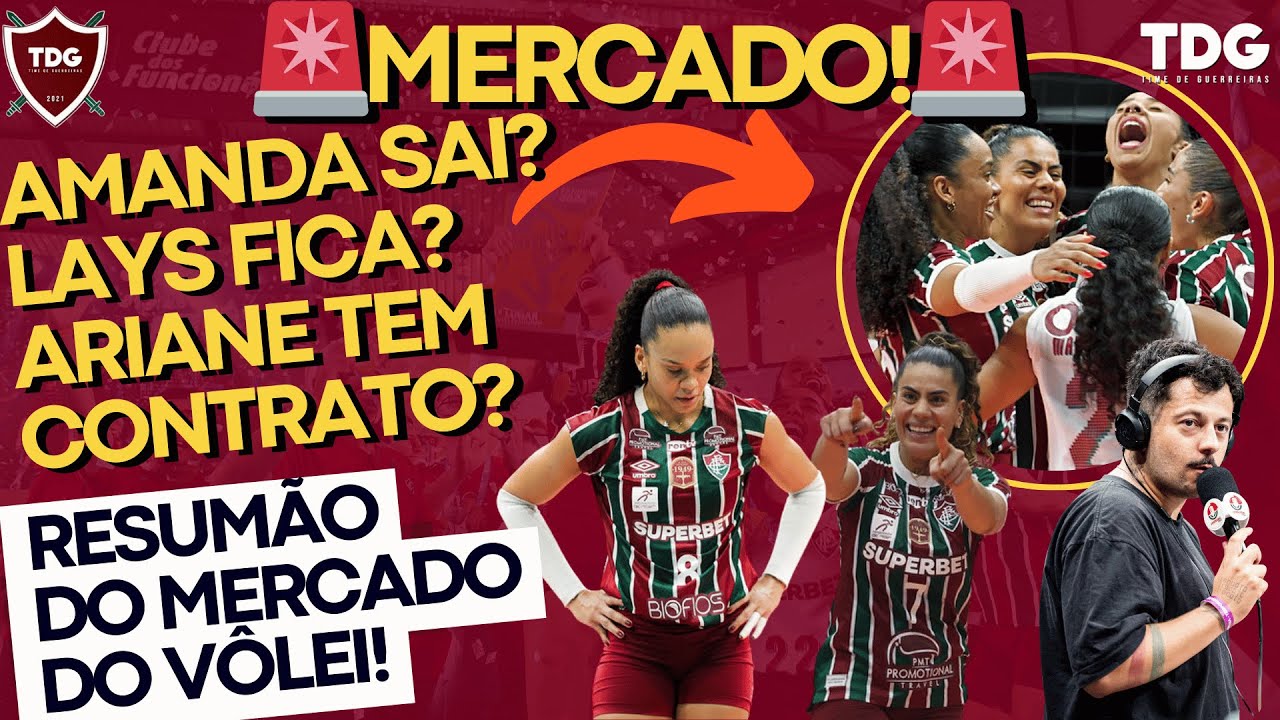 🚨 MERCADO DO VÔLEI AGITADO! | AMANDA VAI SAIR? | LAYS FICA? | QUEM JÁ TEM CONTRATO?