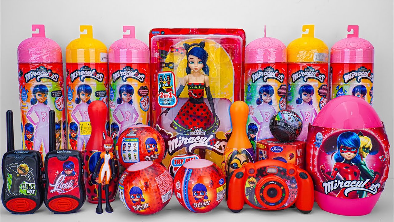 🐞 Miraculous Ladybug Magic Heroez  💧 Water Reveal Marinette ASMR ✨ Surprise Unboxing Dolls