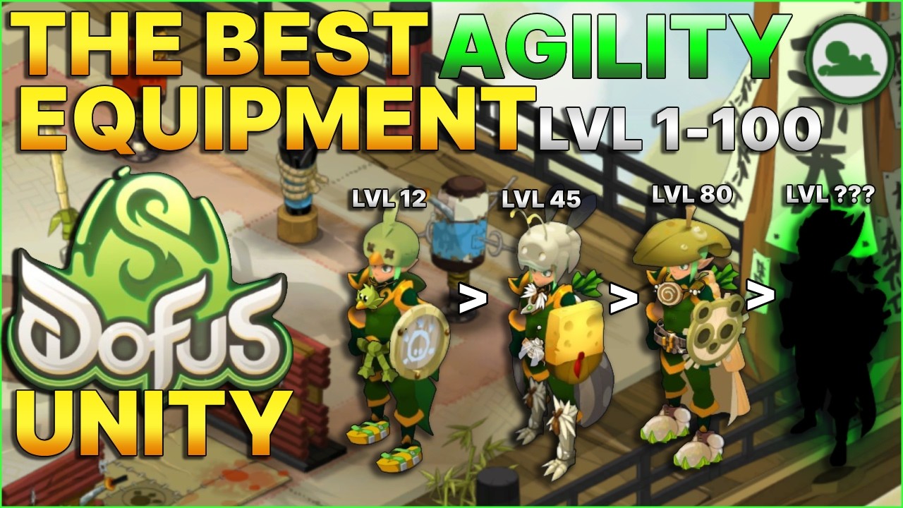 The BEST AGILITY Sets Level 1 to 100 in Dofus Unity (3.0)
