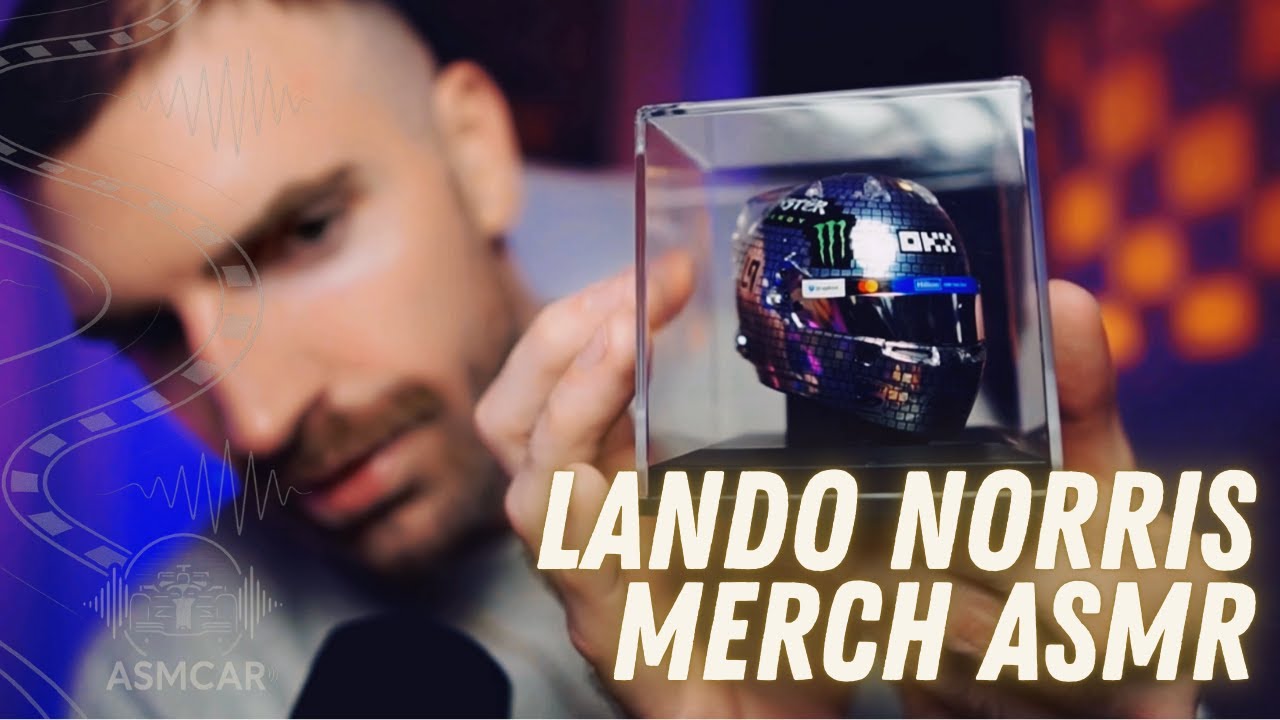Lando Norris 2025 World Champion ASMR | Whispered F1 Merch Haul + Scratching Sounds