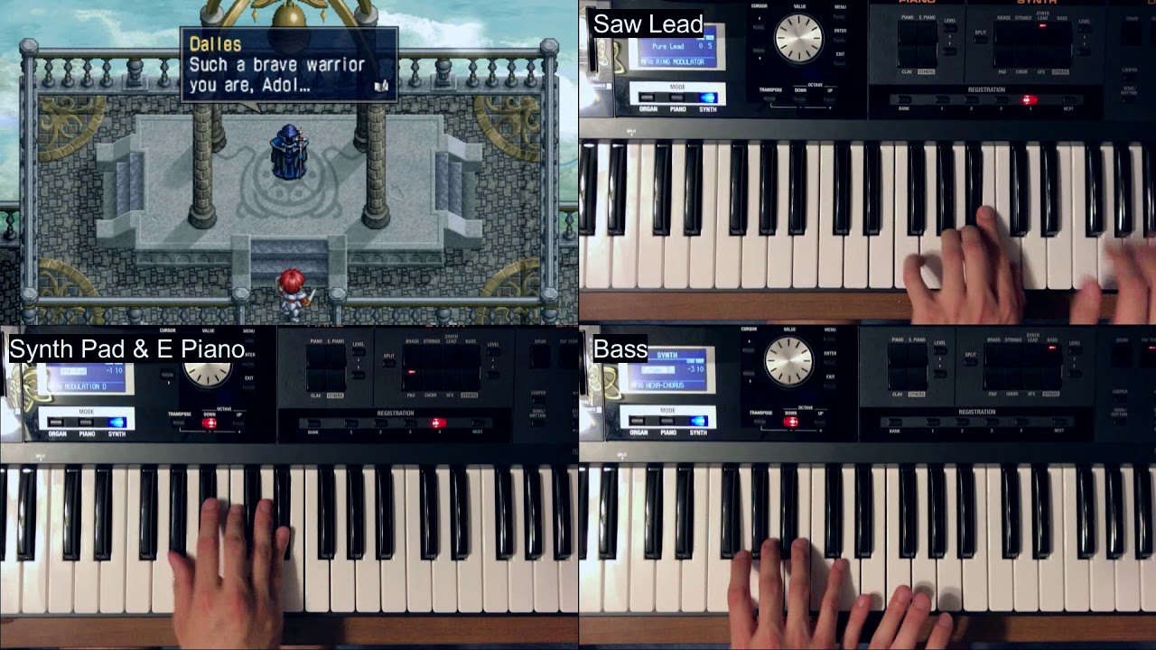 Ys II - Campanile of Lane (Keyboard Cover)