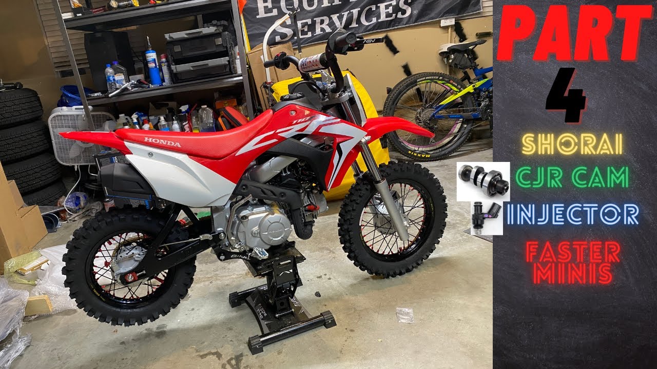 CRF110 Gets CJR S1 Camshaft, Larger injector, and more! [Honda CRF110 Update]