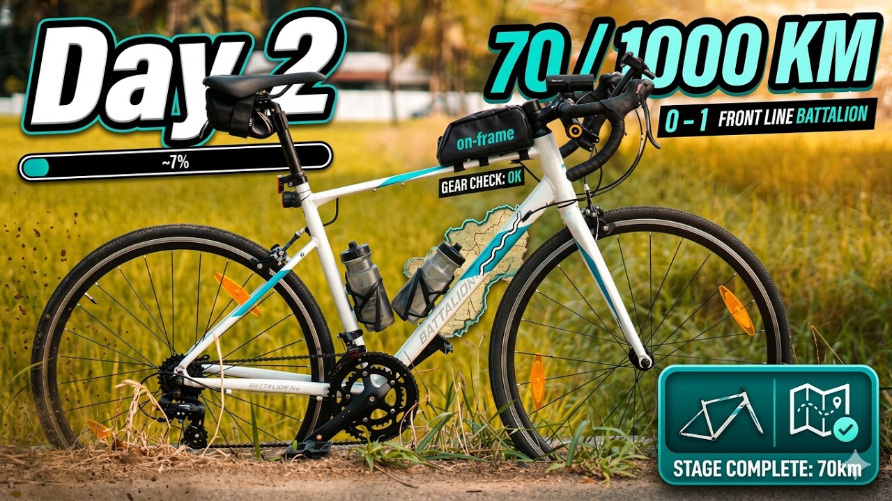 Battalion Front Line 0-1_DAY 2 of 70/1000 Km  solo Cycling #cyclesusa #battalion #roadbike #cycling
