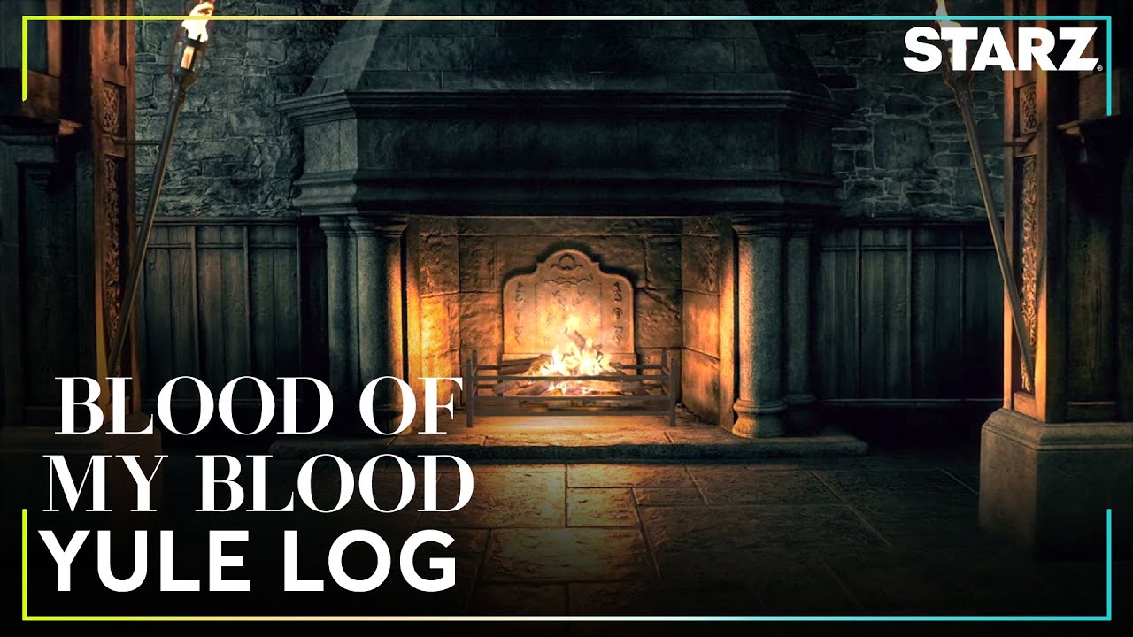 Castle Leoch Fire Yule Log | Outlander: Blood of my Blood | STARZ