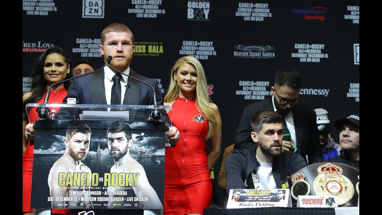 Canelo vs Rocky FINAL Press Conference