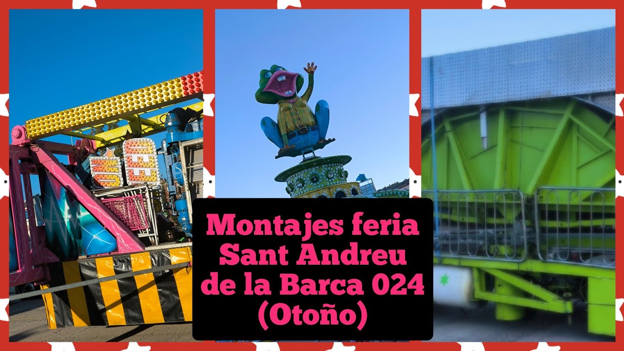 Montajes feria de atracciónes de Sant Andreu de la Barca 024 (otoño)