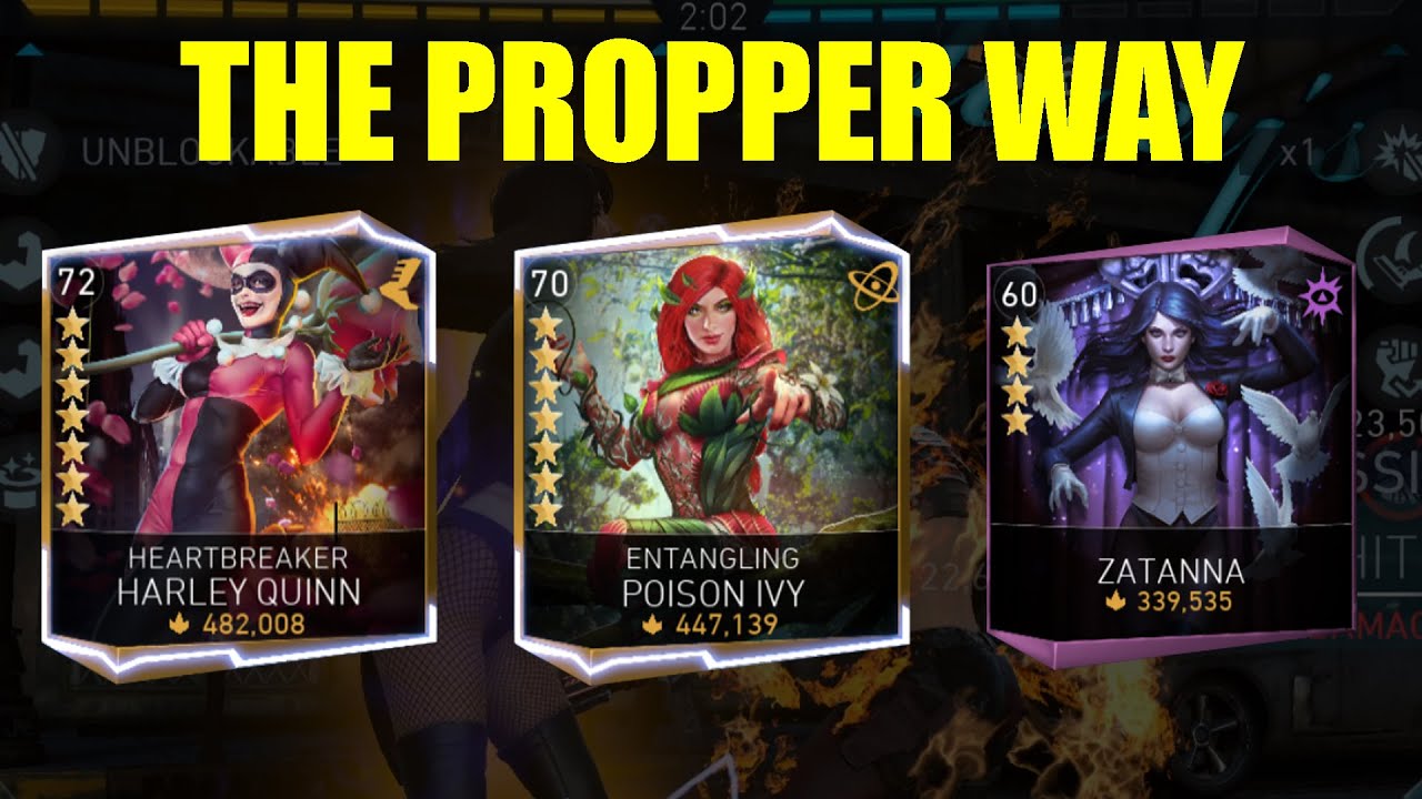 You Are Likely Playing Zatanna LOA The Wrong Way Injustice 2 Mobile