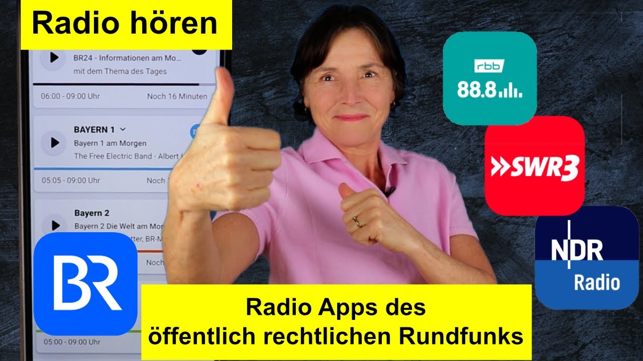 Radio h&ouml;ren auf dem Smartphone mit den Radio Apps. Seinen Lieblingssender immer dabei haben.