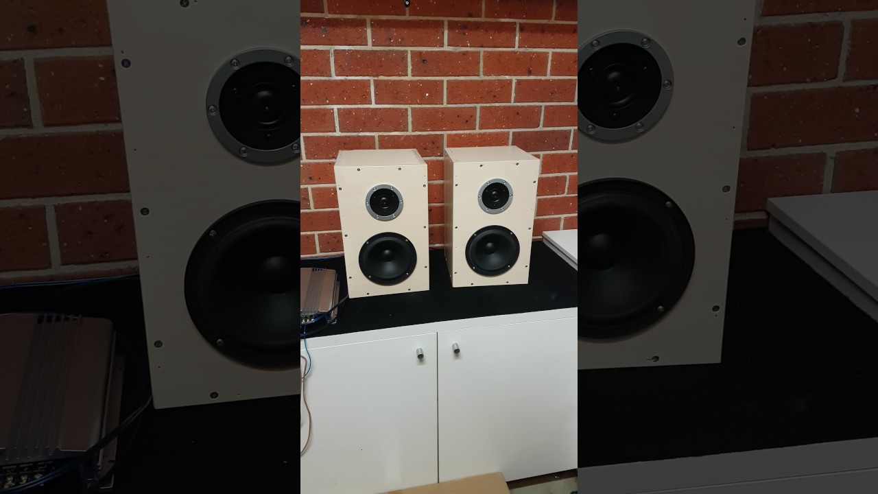 DIY Test SB acoustics midbass - satori tweeters