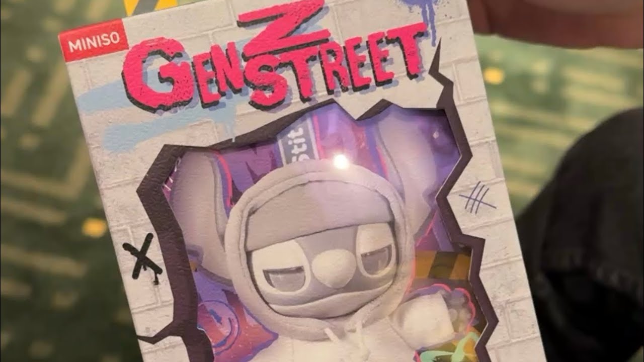 Unboxing Miniso Gen Z Street Stitch Blind Box 🔥 | Full Set + Secret Chase?!