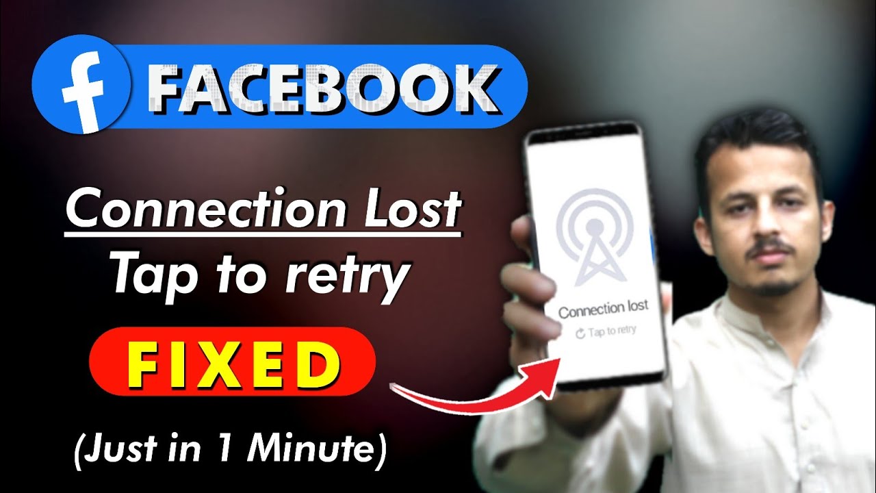 How To FIX❓ Facebook Connection lost Problem 👉🏻 in just 1 Minute ??