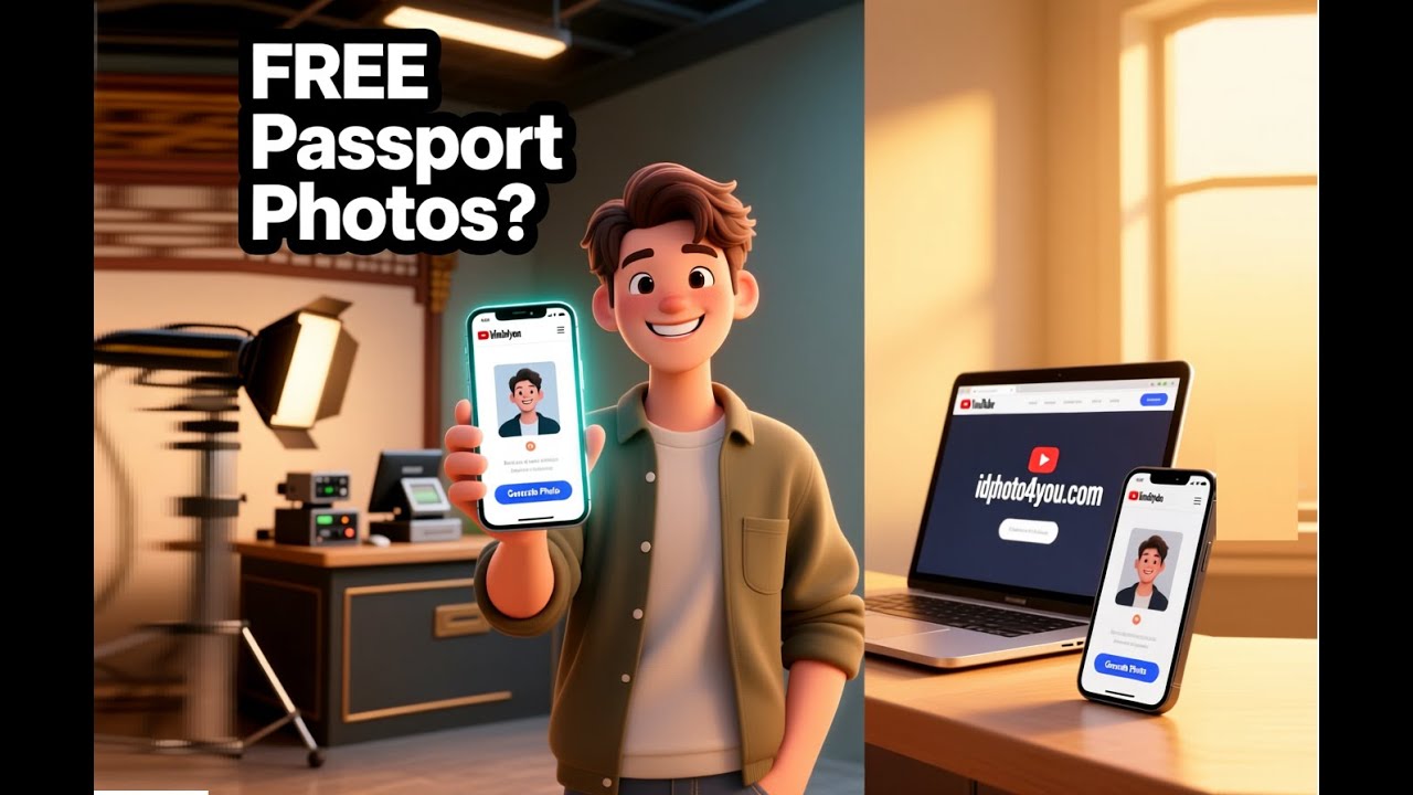 Create Free Passport & ID Photos Online &ndash; No Studio Needed!
