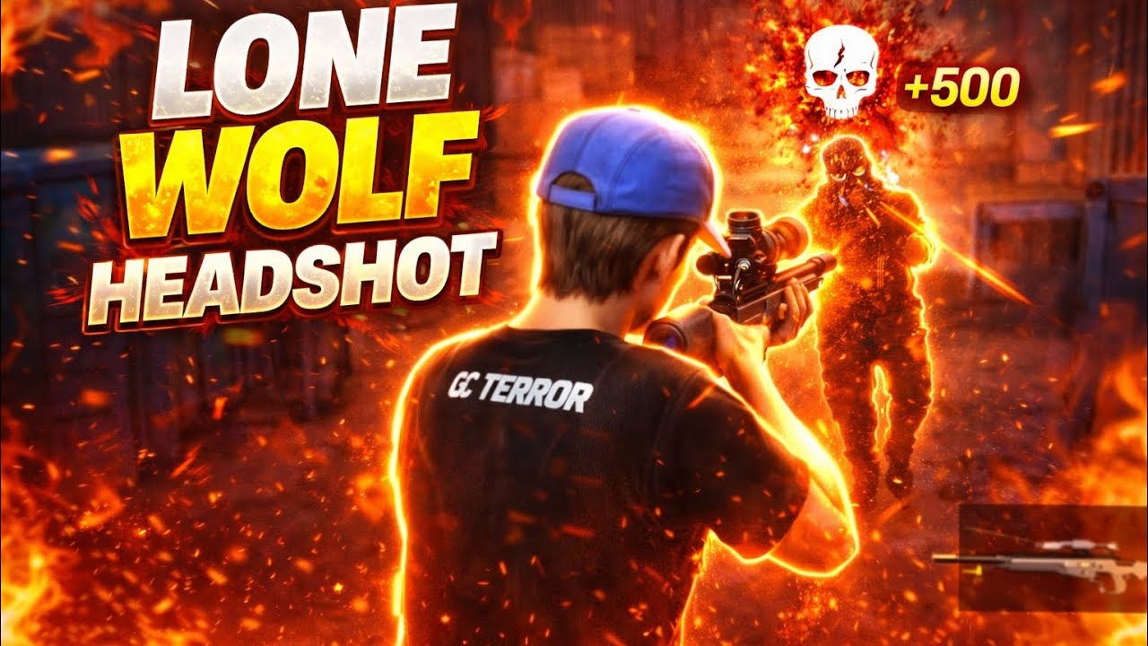 Lone wolf headshot gameplay 🔥 ||solo vs solo ||@gcterroryt 