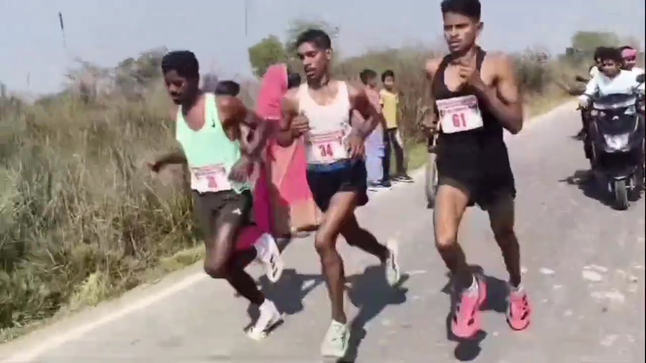 7 Kilomitar दौड़ प्रतियोगिता साधोपुर बहरिया/ 7Km Final Rcae Competition / @shivpratapprajapati4550