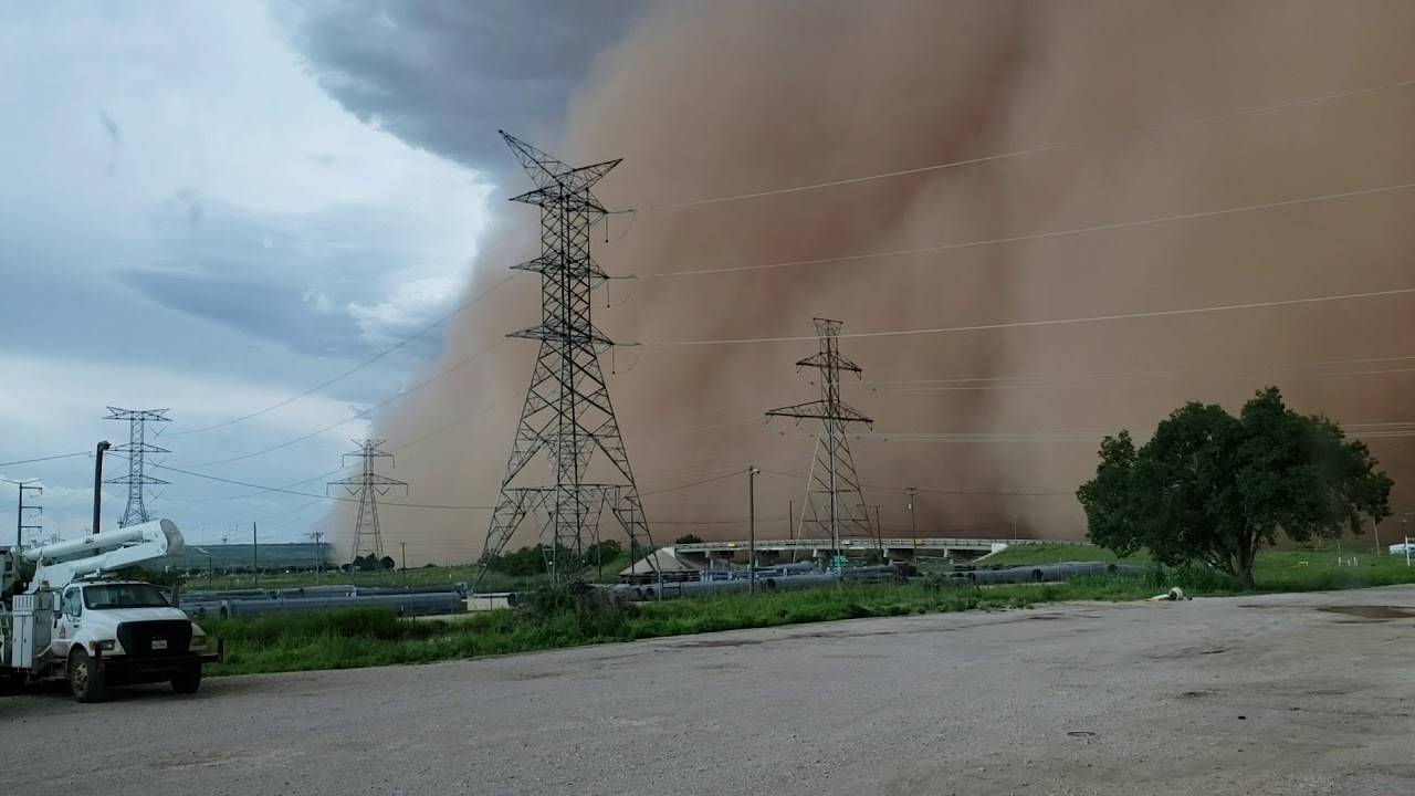 Huge Dust Storm Big Spring Tx,6/5/19