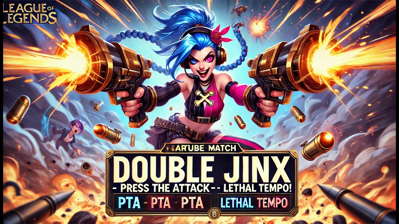 💥 TWO GAMES OF JINX - PRESS THE ATTACK & LETHAL TEMPO DOMINATION! | ARAM MAYHEM 🎯🔥