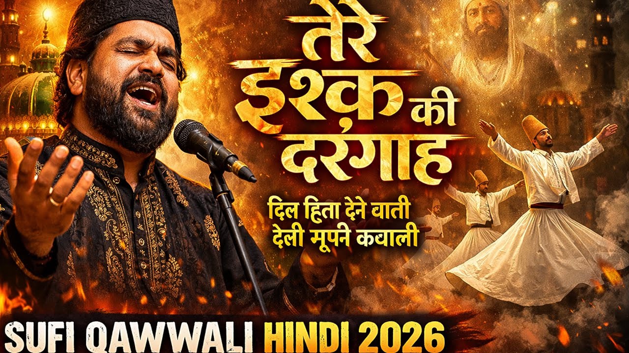 तेरे इश्क़ की दरगाह 🌙💚 | दिल हिला देने वाली देसी सूफ़ी कव्वाली ❤️🕌 | Sufi Qawwali Hindi 2026 ✨🕌