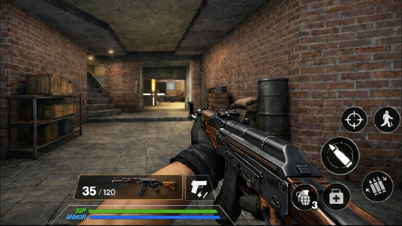 Intense FPS Gameplay with AK-47 | Epic Close-Range Battle 🔥 #25