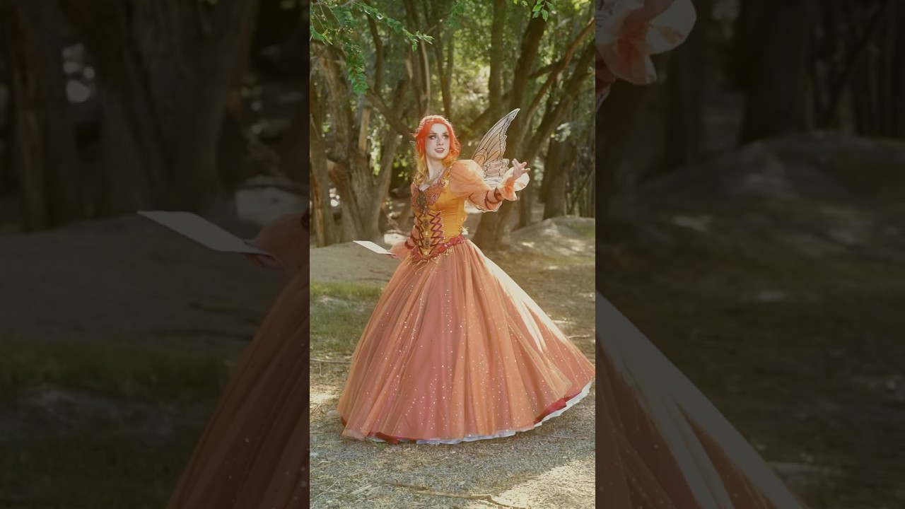Becoming a fire fairy with Simplicity pattern S3029 ✨❤️&zwj;🔥🧚🏻&zwj;♀️