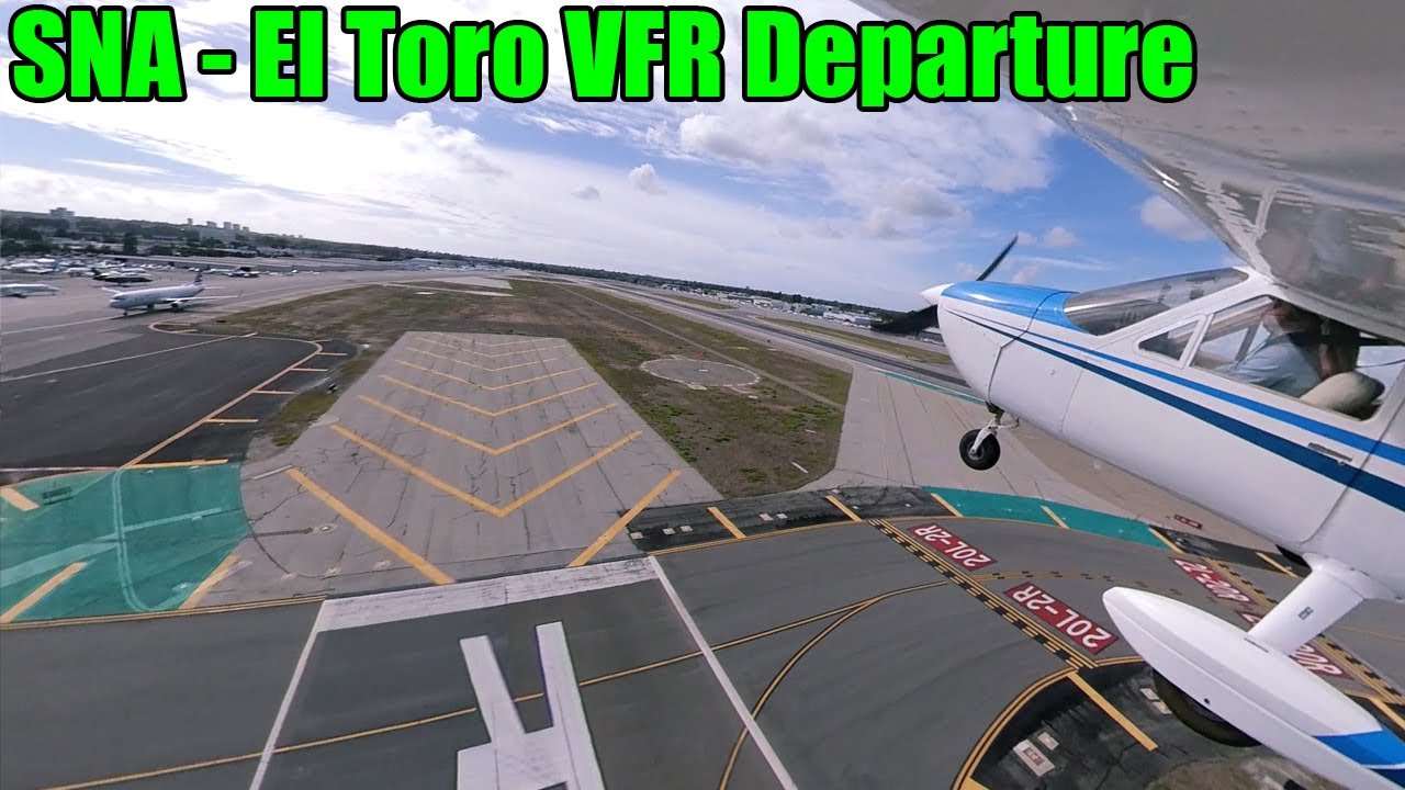 VFR Departure Out of John Wayne Airport - 