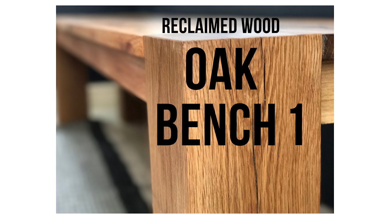 Making an Oak Bench - Part 1 // Woodworking