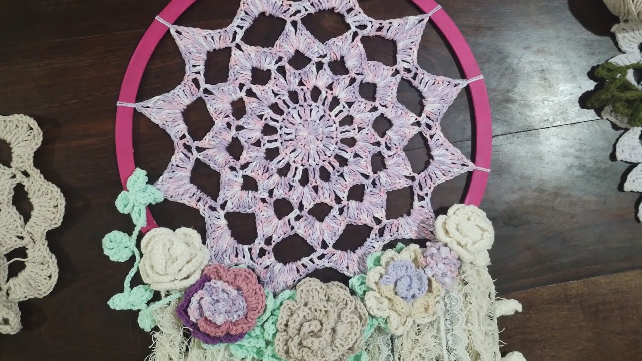 Atrapasueños de crochet 🌈