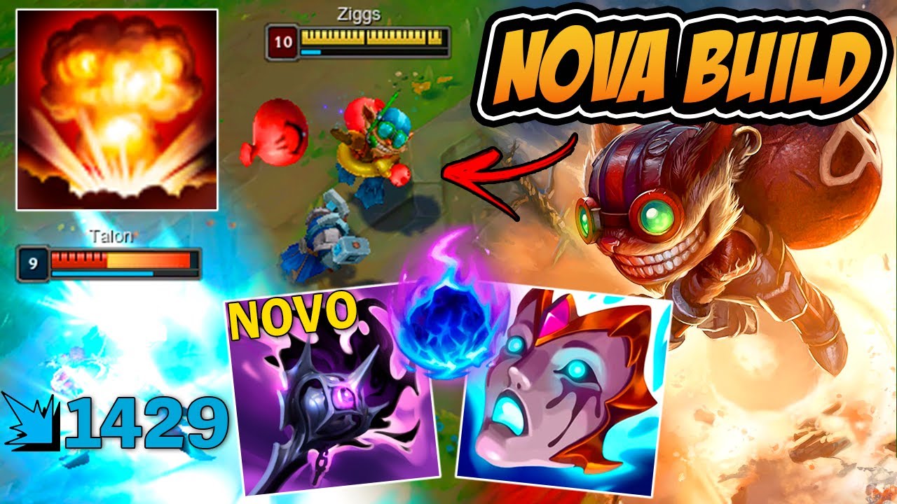 ZIGGS MID ESTÁ SECRETAMENTE OP COM ESSA NOVA BUILD !! - LEAGUE OF LEGENDS