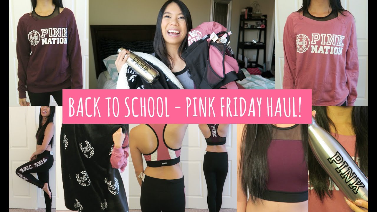Victoria Secret PINK Friday Haul! (Try-on Haul)