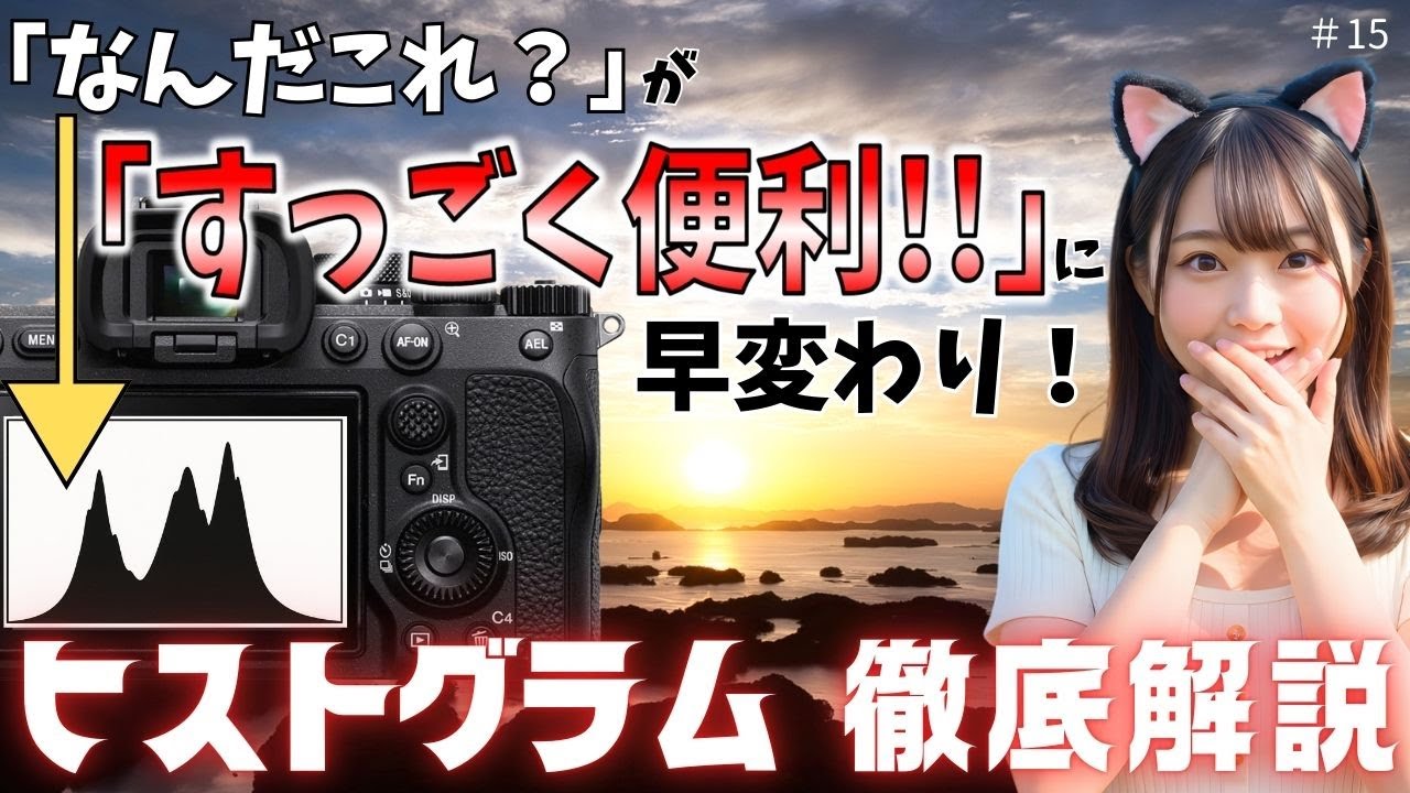 【ゆっくり解説】白飛び/黒つぶれ撃退！ヒストグラムで適正露出を完全攻略！ #15