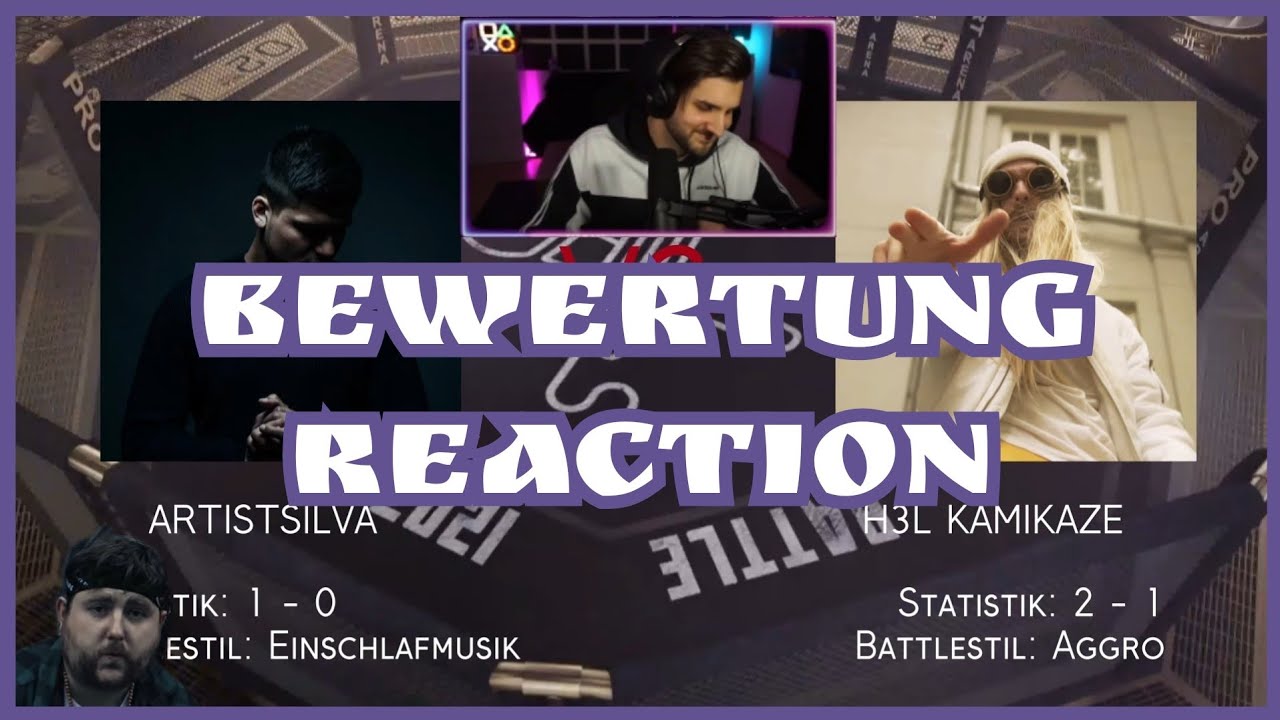 OctaBattle II - BEWERTUNG zu ARTISTSILVA vs. H3L KAMIKAZE | Parker & Mace Reagieren