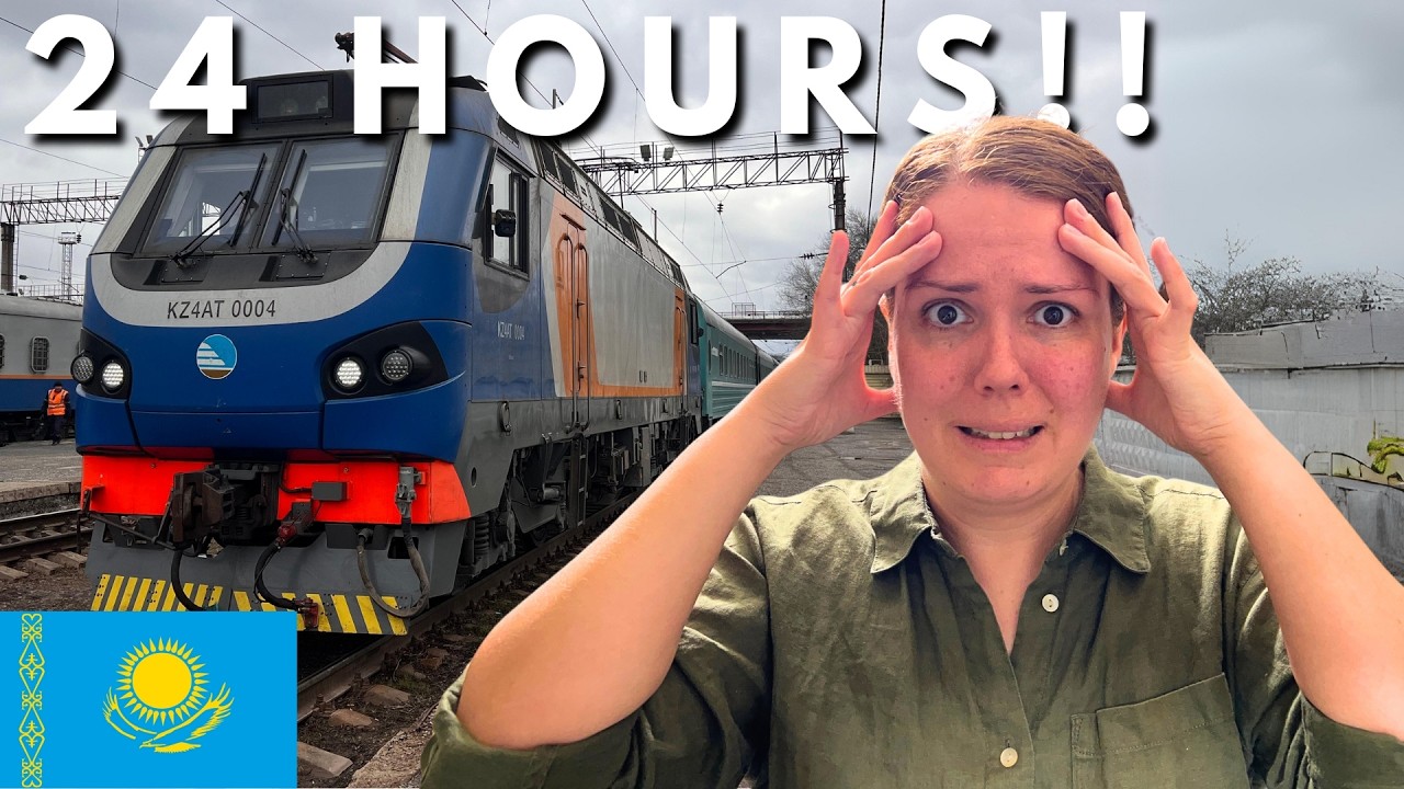 We spent 24 HOURS on an EX SOVIET Sleeper Train | Almaty to Astana 🇰🇿