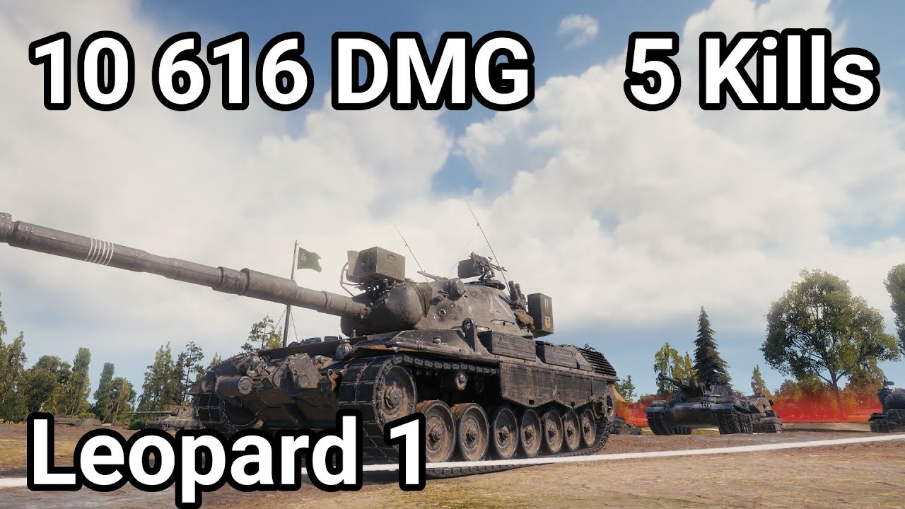 Leopard 1 GOD MODE! 10.6K Damage Sniper Carry