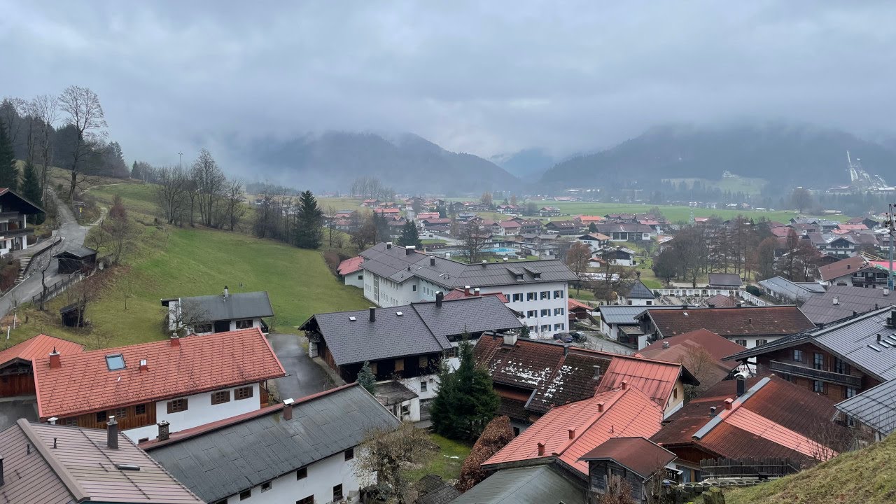 Reit im Winkl Spaziergang Anfang Dezember | Oberbayern, Deutschland