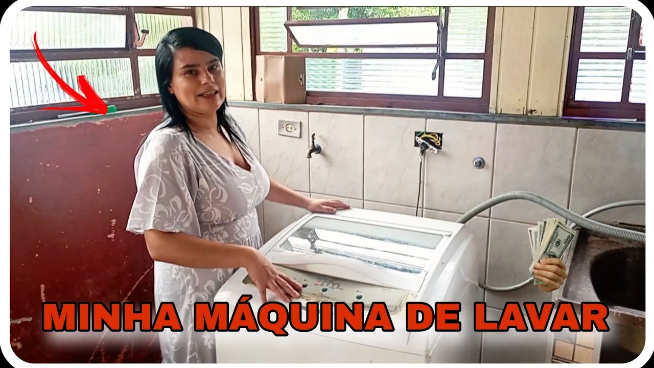 MINHA MÁQUINA NOVA - FINALMENTE CONSERTAMOS A MÁQUINA DE LAVAR!! 