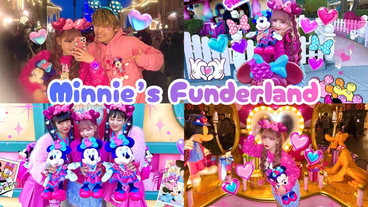 ミニーのファンダーランド初日に行ったらグッズたくさんGETできて大優勝だった🎀🩵【ディズニーパルパルーザ】