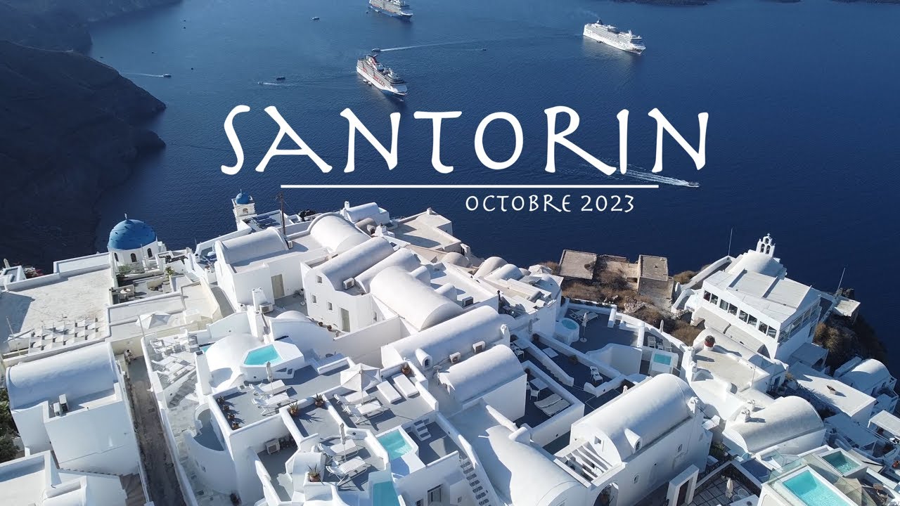 Santorin, Grèce 🇬🇷 Octobre 2023 (drone DJI Mini2)