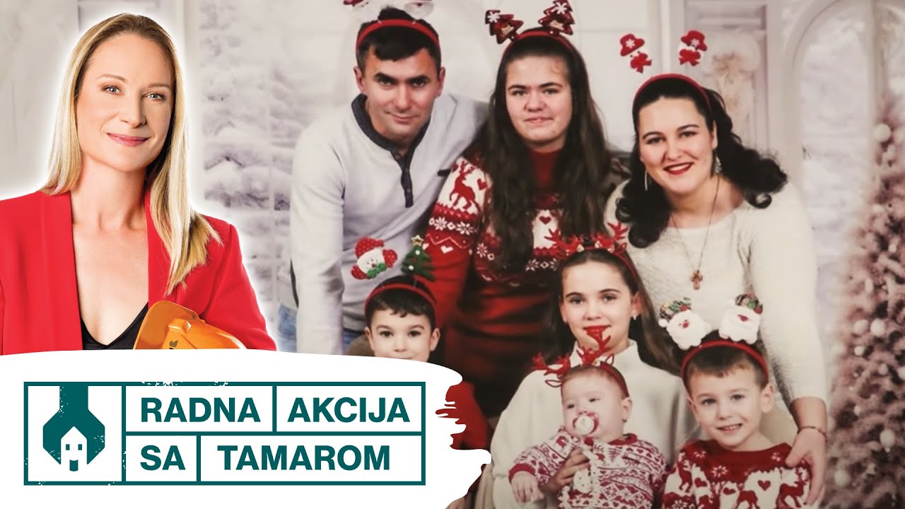 Porodica Krnetić presrećna zbog nove kuće - Radna akcija sa Tamarom I PRVA
