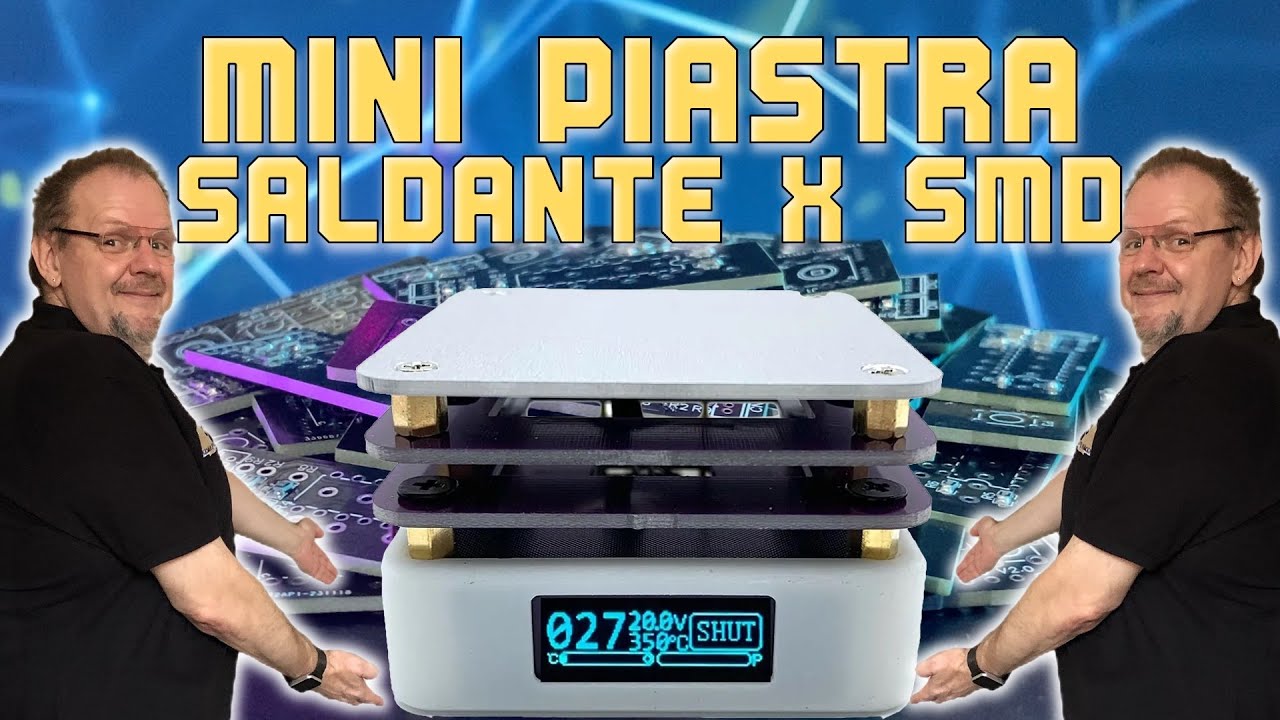 SHU32 - SALDARE gli SMD con mini piastra da 65W - FUNZIONA !