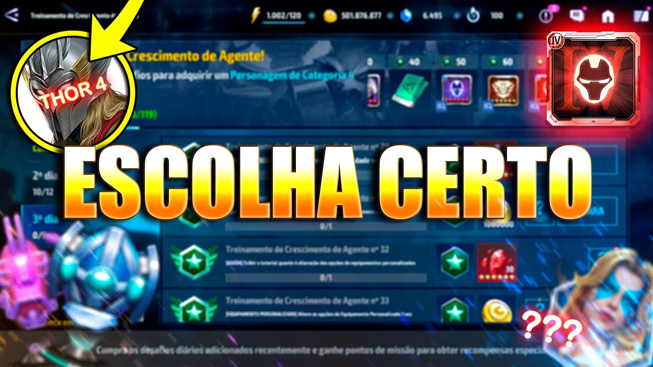 ACADEMIA DA SHIELD & GUIA DE AGENTE [Treinamento de Crescimento] #MARVELfuturefight