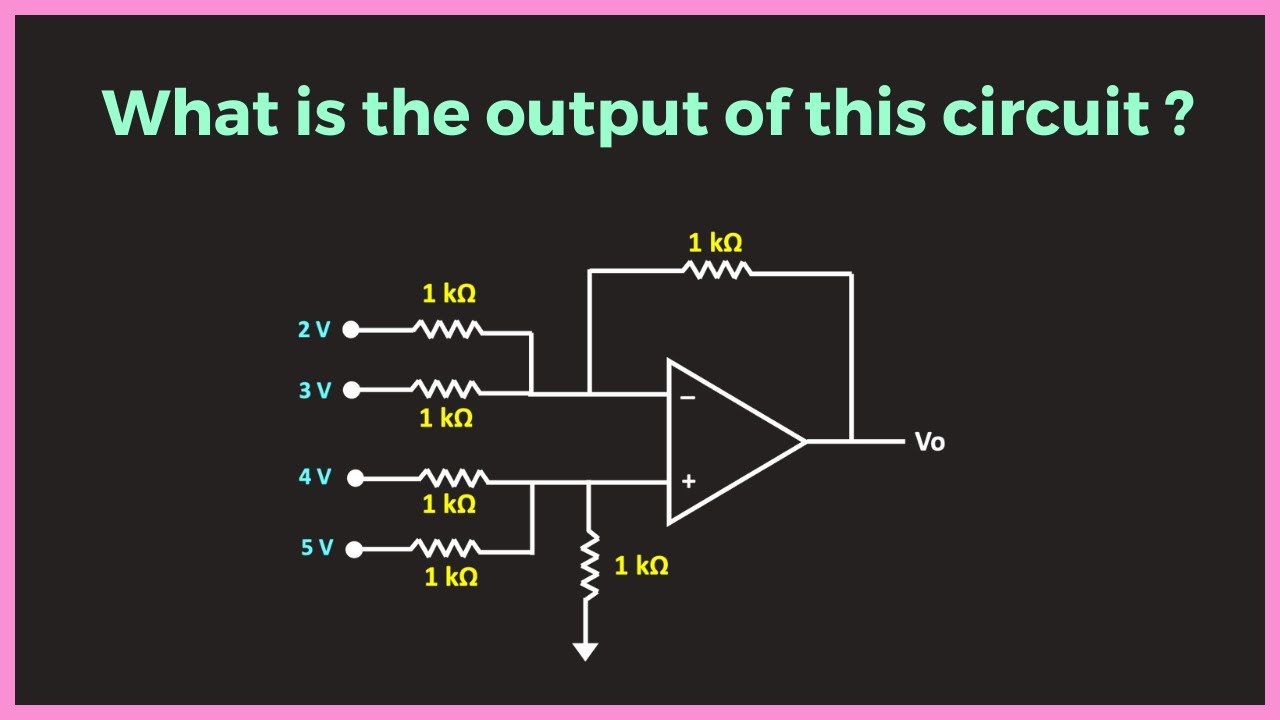 Difference Amplifier using the Op-Amp Solved Problem | FAQ # 2