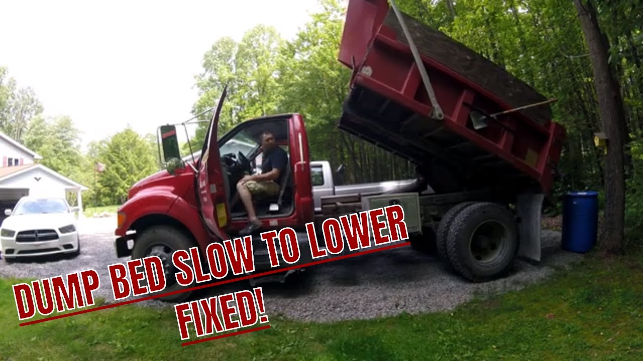Dump Truck Bed Slow To Lower
