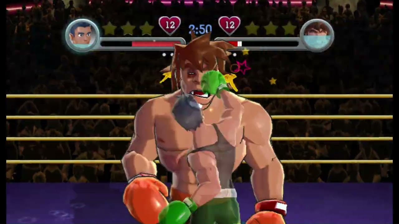 Head to Head against my sibling in Punch out Wii